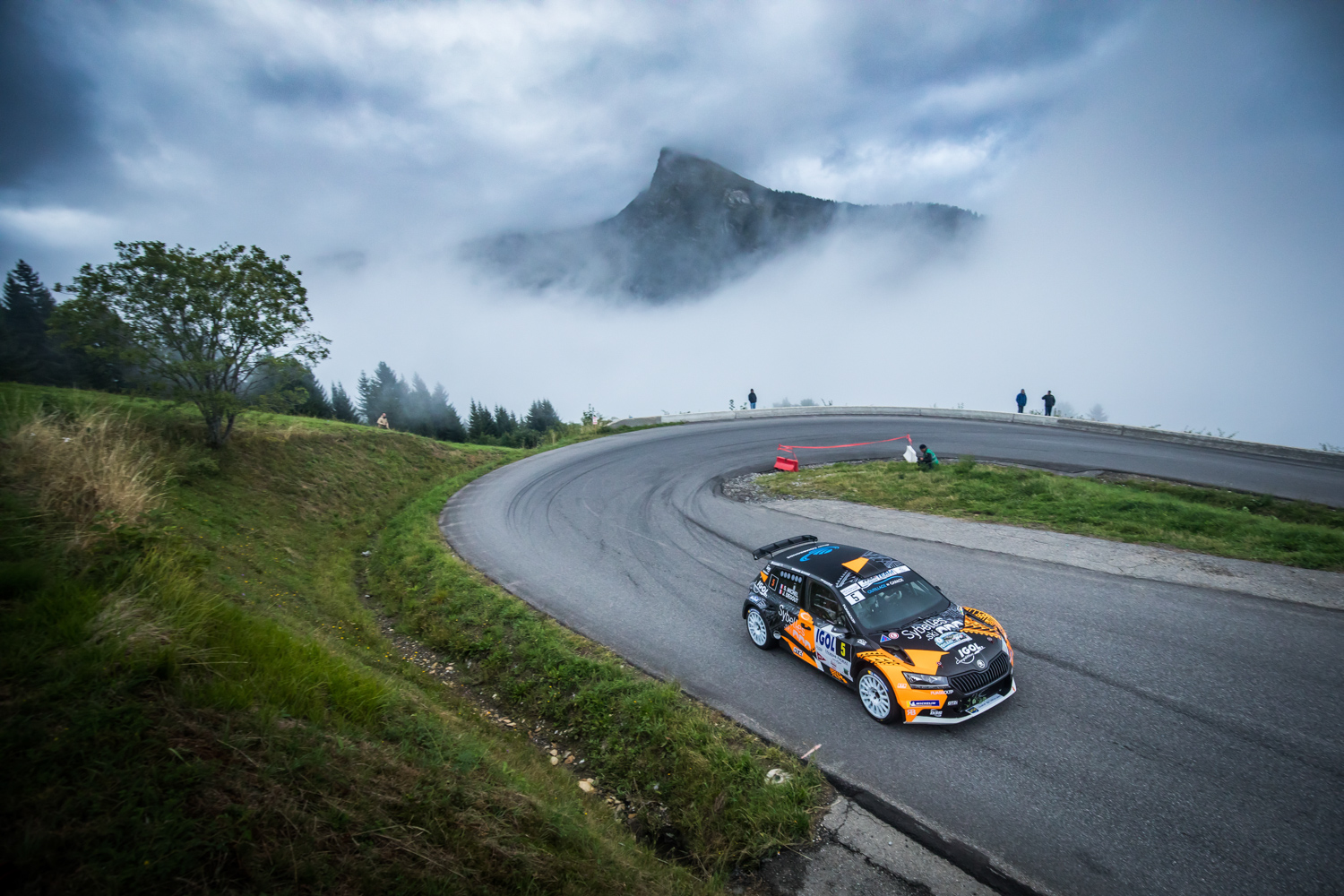 Morzine. Le rallye Mont-Blanc/Morzine sur les routes jusqu'à ce soir