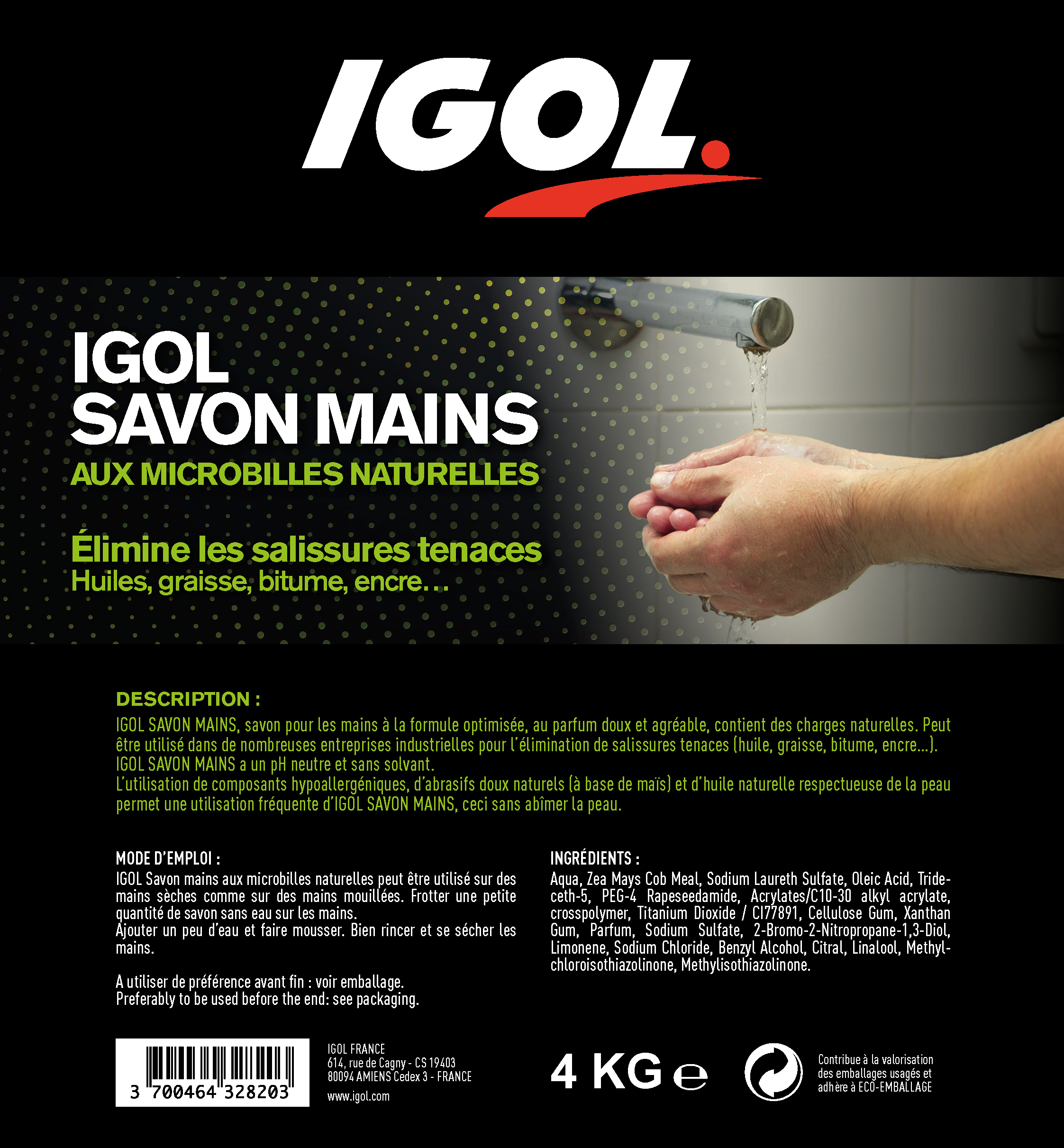 SAVON IGOL action microbrossante